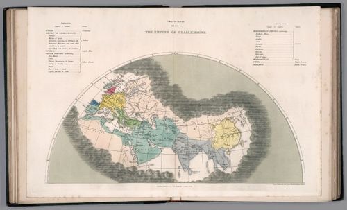 E169 - Twelfth Period : Exhibiting The Empire Of Charlemagne - A.D. 814