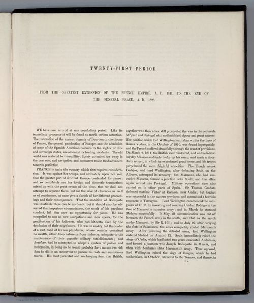 E169 - Text Page: Twenty-First Period, from A.D. 1811 to 1828