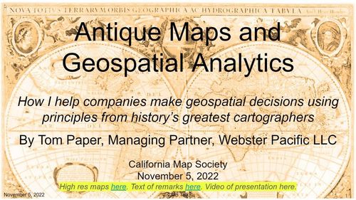 E170 - CMS Talk by Tom Paper - 5 November 2022