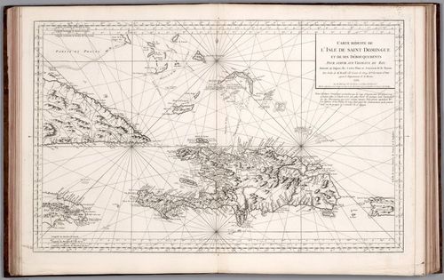 E179 - Carte Reduite de l'Isle de Saint Domingue - 1750