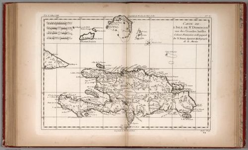 E179 - Carte de L'Isle de St. Domingue - 1780