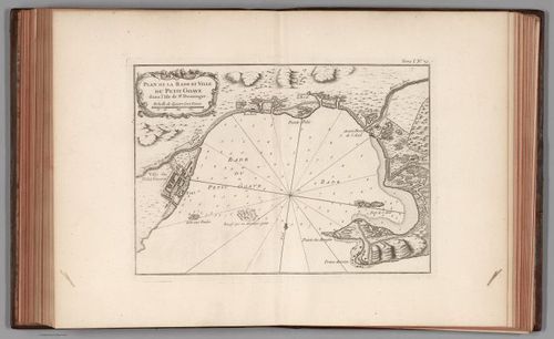 E179 - Plan de la rade et ville du Petit Goave dans I'isle de St Domingue - 1764