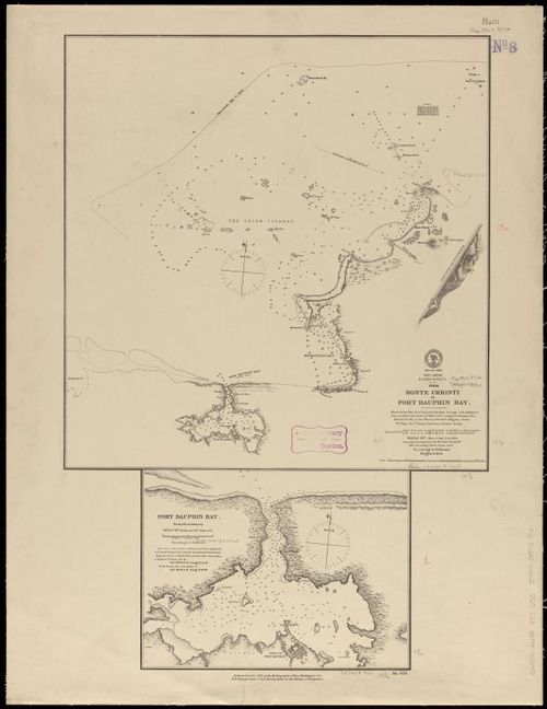 E180 - West-Indies, n. coast of Haiti, from Monte Christi to Fort Dauphin Bay ; Fort Dauphin Bay - 1877