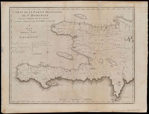 E180 - Carte de la partie Françoise de St. Domingue = A map of the French part of St. Domingo - 1800