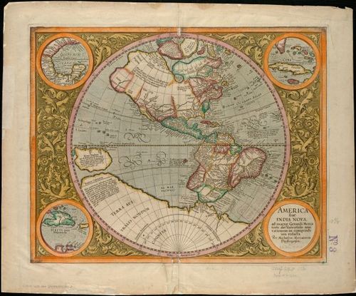 E180 - America, siue, India Nova : ad magnae Gerardi Mercatoris aui vniversalis imitationem in compendium redacta - 1633