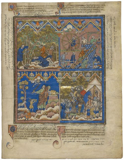 E183.3r - Noah in His Cups, A Monumental Misunderstanding, The Greatest of Tests, Lot Taken Captive