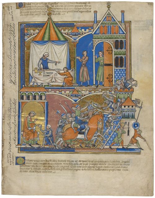 E183.42r - Uriah Refuses to Return Home, Uriah is Slain