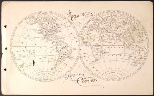 E186 - Arbuckle's World Atlas - P28