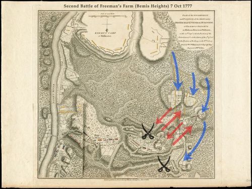 E195 - Second Battle of Freeman's Farm (Bemis Heights), 7 Oct 1777
