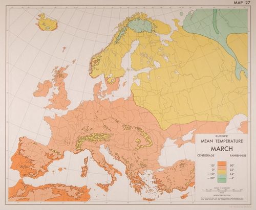 E202 - Atlas of Mean Monthly Temperatures 1964 - 0908