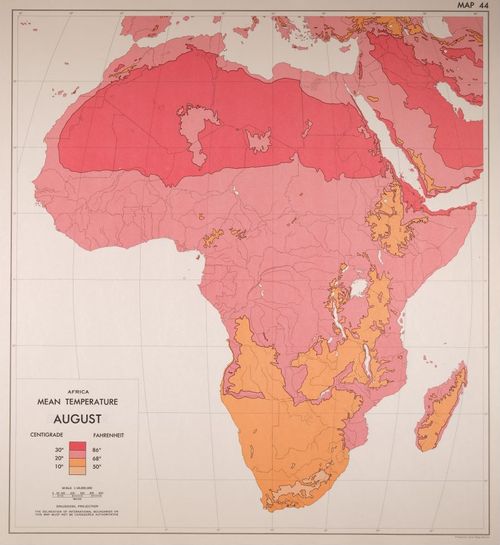 E202 - Atlas of Mean Monthly Temperatures 1964 - 0925
