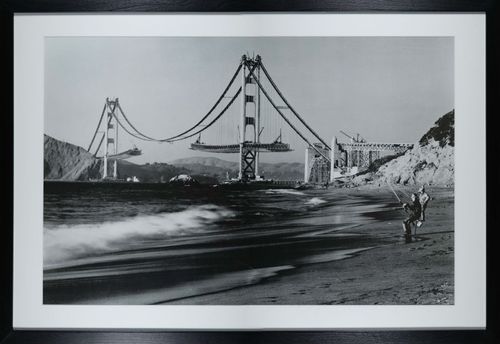 Golden Gate Bridge under construction - 1936