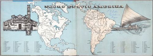 E208 - Volkeren Atlas America - 1838 - 1149 and 1173
