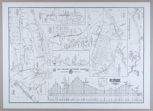 E220 - Various Railroad Maps - 1553