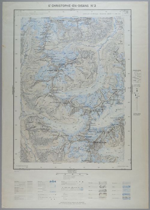 E226 - Map of Geneva Omega Longines  Advertisement Broadside. 1
