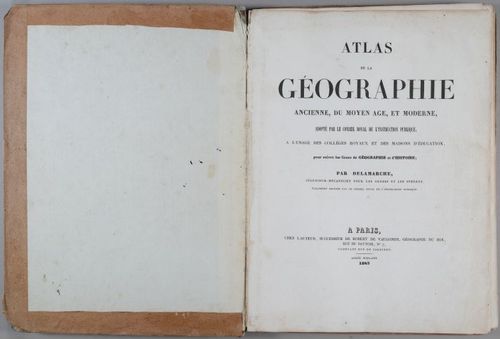 E231 - Atlas Geography 1845 - i1603