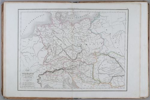 E231 - Map of Germany and Adjacent Countries, 1838 - i1619