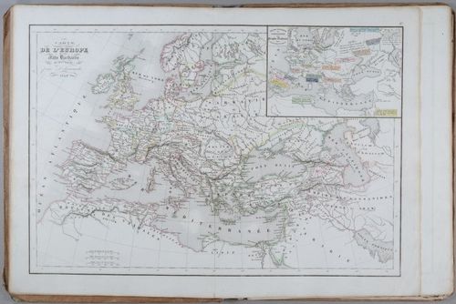 E231 - Map of Europe 1843 - i1622