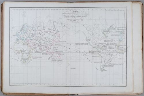 E231 - A map of the state of the world at the end of the XVth century. 1858 - i1624