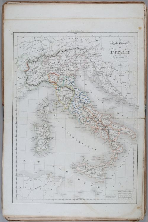 E231 - Map of Italy 1838 - i1633