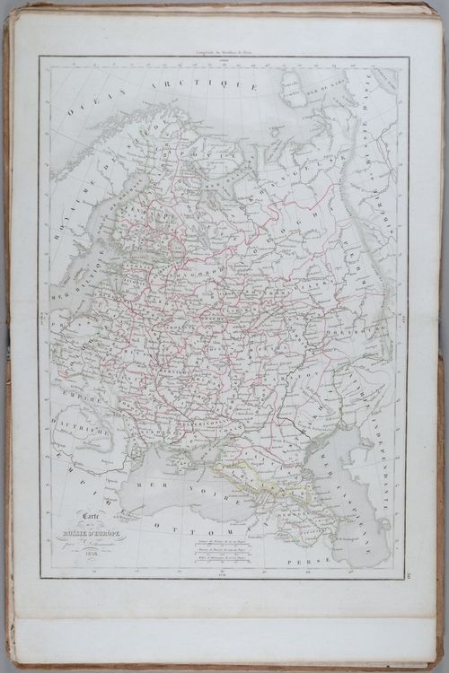E231 - Map of Russia in Europe 1838 - i1635 