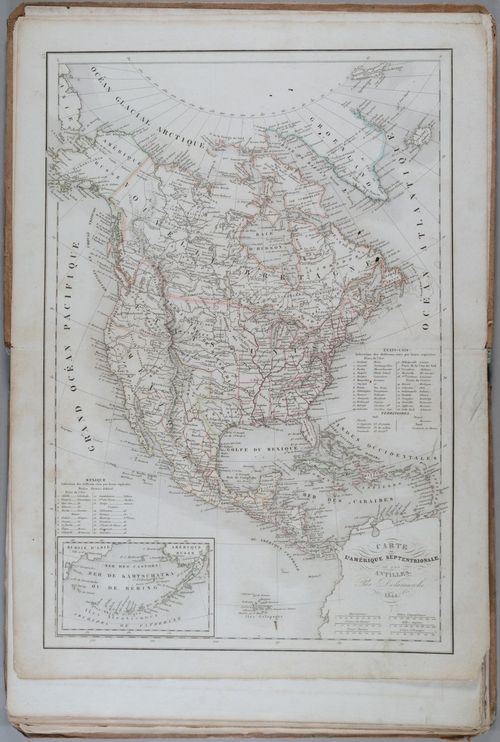 E231 - Map of North America 1844 - i1640
