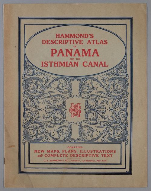 E233 - Hammond's Descriptive Atlas of Panama and the Isthmian Canal - 1654