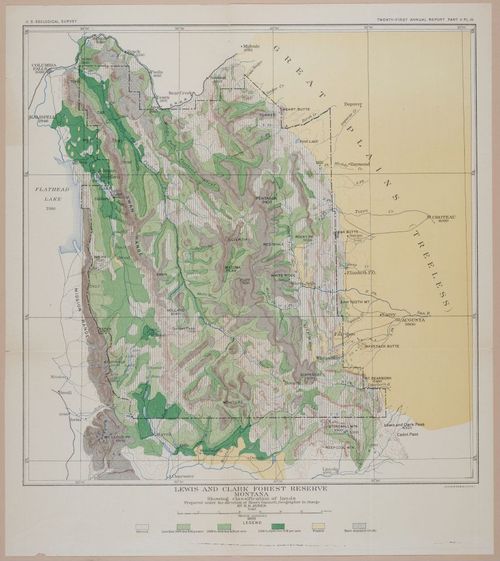 E239 - Lewis and Clark Forest Reserve Montana - 1899 - i1840