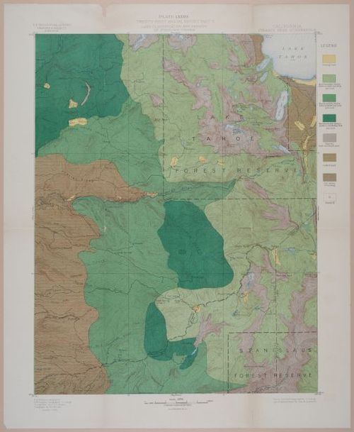 E239 - Land Classification and Density of Standing Timber,  California Pyramid Peak Quadrangle - i1846