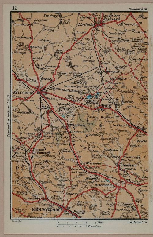 E249 - Muirhead's Seventy Miles Around London 1930 - 2050