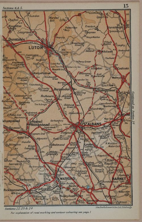  E249 - Muirhead's Seventy Miles Around London 1930 - 2051