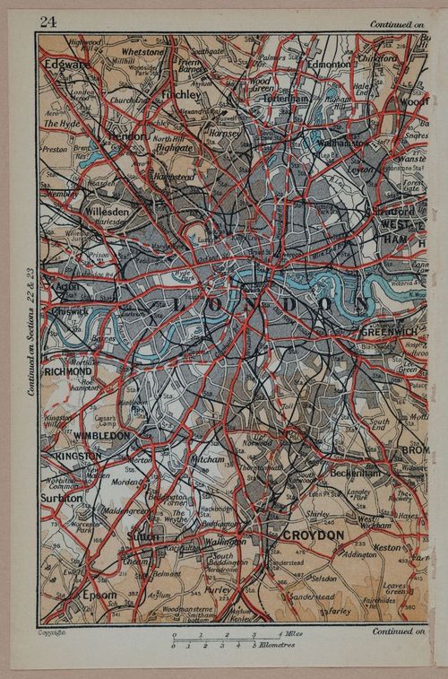 E249 - Muirhead's Seventy Miles Around London 1930 - 2062