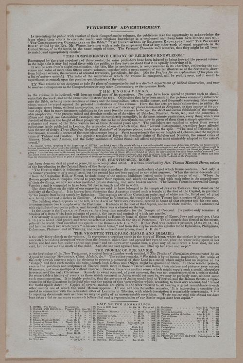 E250 - Illustrations of the Holy Scriptures  19th Century - 2144
