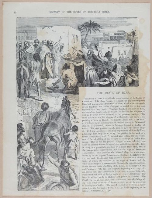 E251 - Pictorial Family Bible - 19th Century - i2422