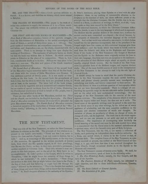 E251 - Pictorial Family Bible - 19th Century - i2441