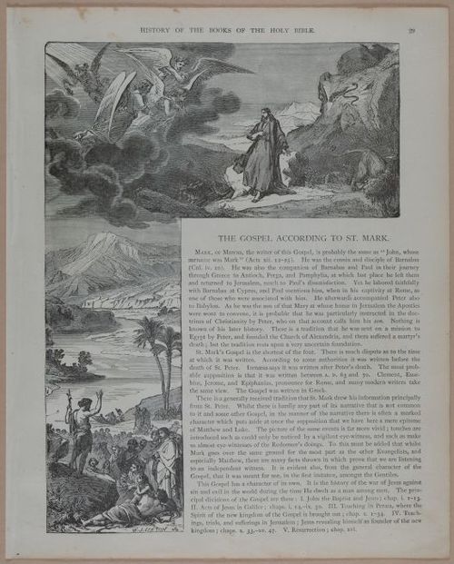 E251 - Pictorial Family Bible - 19th Century - i2445