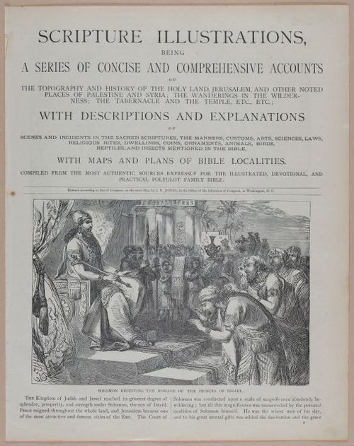 E251 - Pictorial Family Bible - 19th Century - i2473
