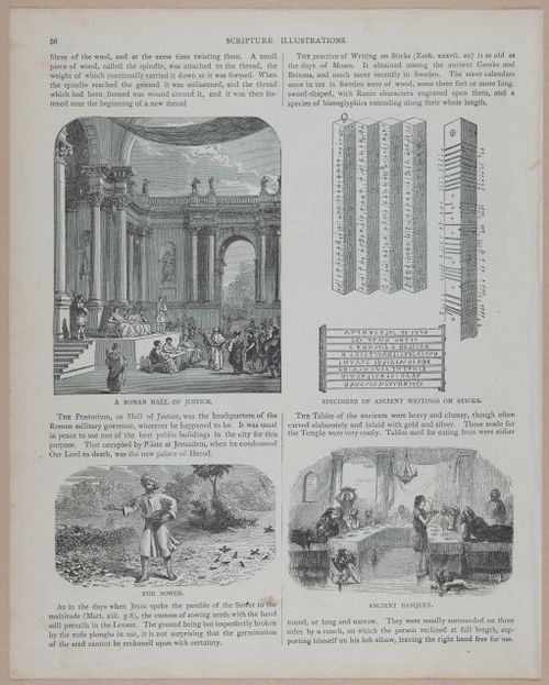 E251 - Pictorial Family Bible - 19th Century - i2512