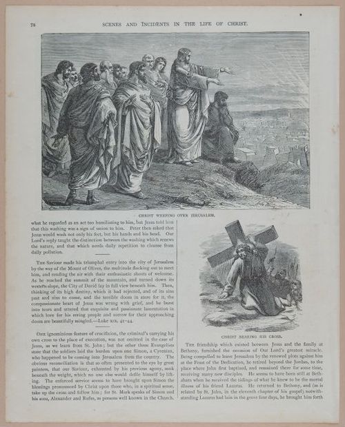 E251 - Pictorial Family Bible - 19th Century - i2554