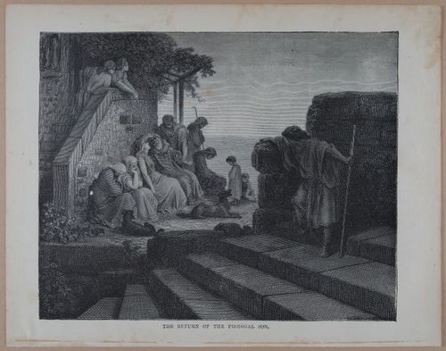 E251 - Pictorial Family Bible - 19th Century - i2360
