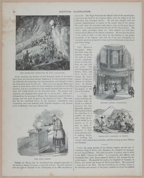 E251 - Pictorial Family Bible - 19th Century - i2518