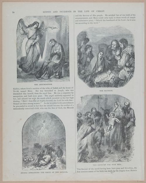E251 - Pictorial Family Bible - 19th Century - i2546