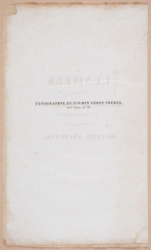 E253 - Egypte Ancinenne, 1839 - 2741