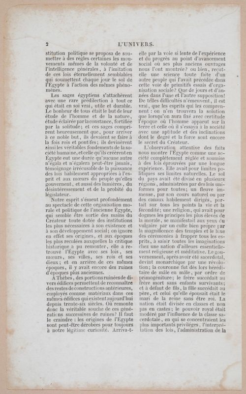 E253 - Egypte Ancinenne, 1839 - 2743