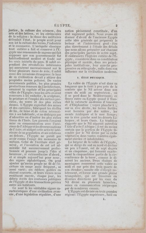 E253 - Egypte Ancinenne, 1839 - 2744