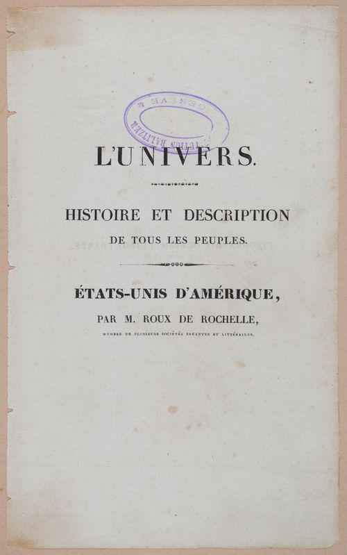E255 - Etas Unis, 1837 - 2836