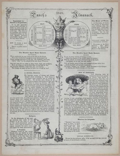 E258 - Punch's Almanac - 1842-1861 - i3131