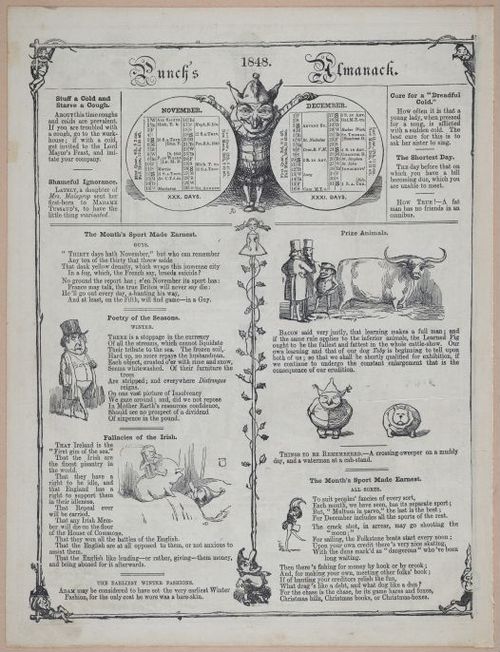 E258 - Punch's Almanac - 1842-1861 - i3137