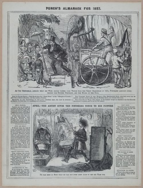 E258 - Punch's Almanac - 1842-1861 - i3183