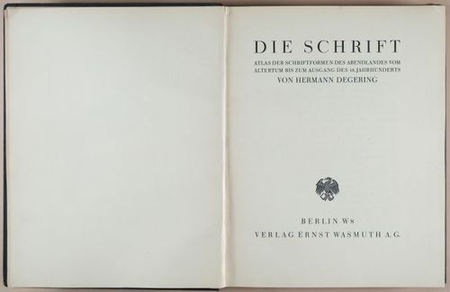 E260 - Die Schrift - 1929 - 3399